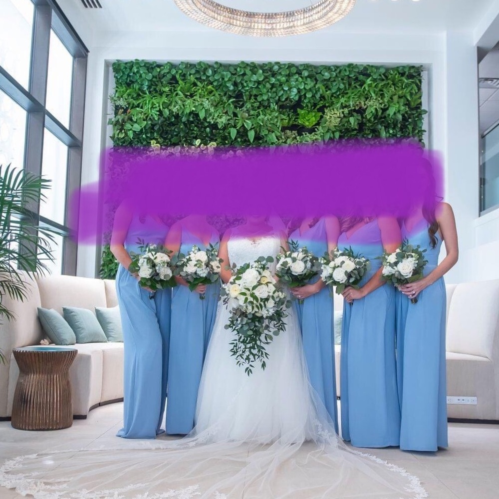 JB Bridesmaid Jumpsuit Blue